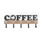 Maple and Jade Farmhouse "Coffee" Wall Hook in Brown, , large