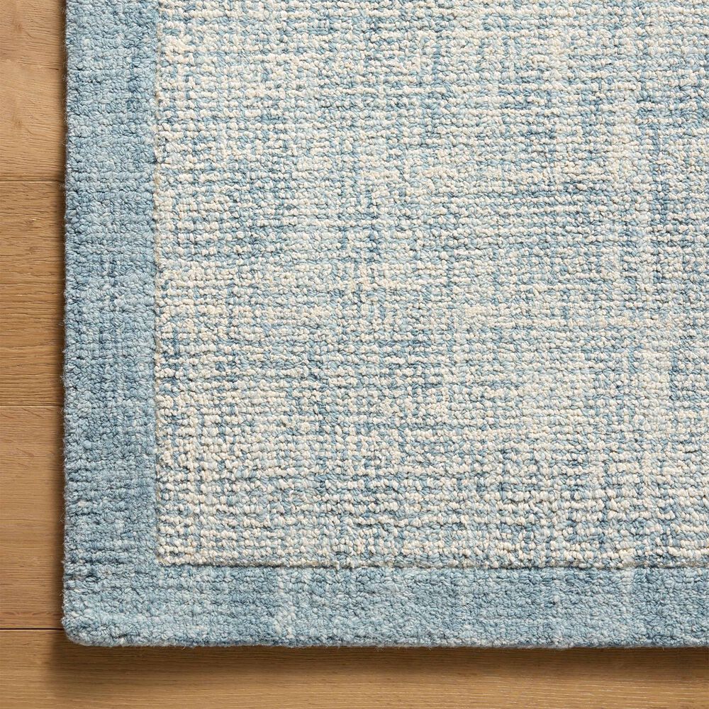 Loloi Henley Ivory and Blue 2&#39;6&quot; x 7&#39;6&quot; Runner, , large