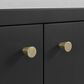 37B Isadore 48" Single Bathroom Vanity Cabinet in Tricorn Black and White Composite Stone Top and Backsplash, , large