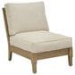 Ashley Clare View 5-Piece Outdoor Sectional in Beige, , large
