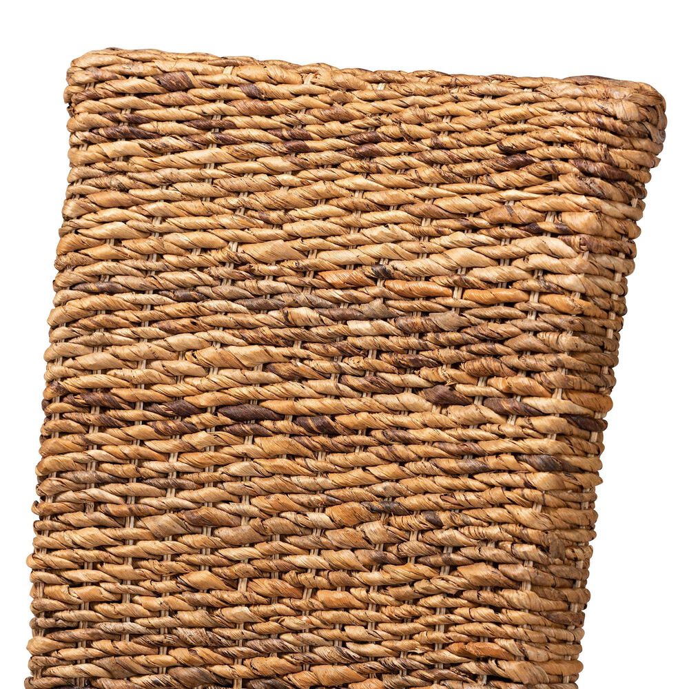 Baxton Studio Trianna Side Chair in Brown and Natural Brown, , large