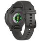 Garmin Venu 3S  Smartwatch 41mm Slate Stainless Steel Bezel Pebble Gray Case with Pebble Gray Silicone Band, , large