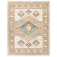 Surya Bodrum BDM-2313 8"10" x 12" Ivory, Saffron, Gray, Aqua, Camel and Coral Area Rug, , large