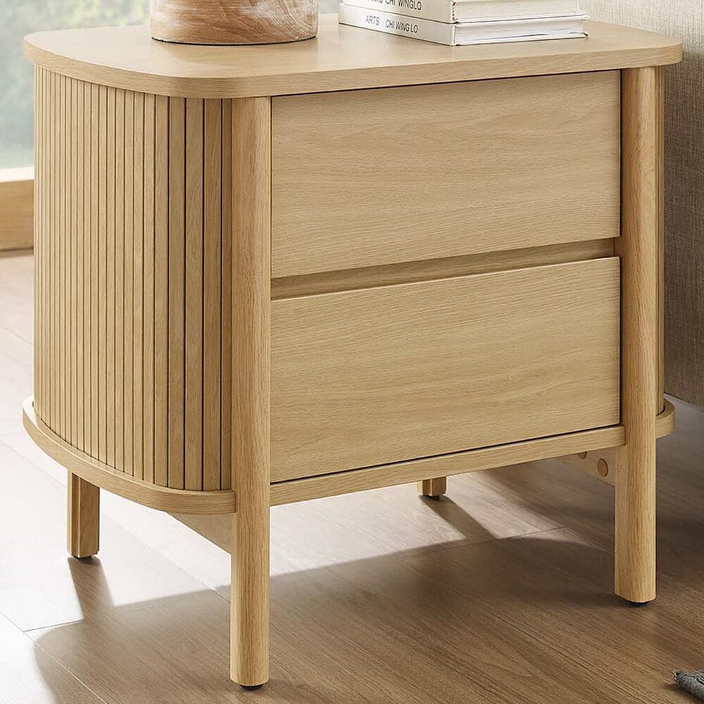 Modway Cadence 2 Drawer Nightstand in Oak, , large