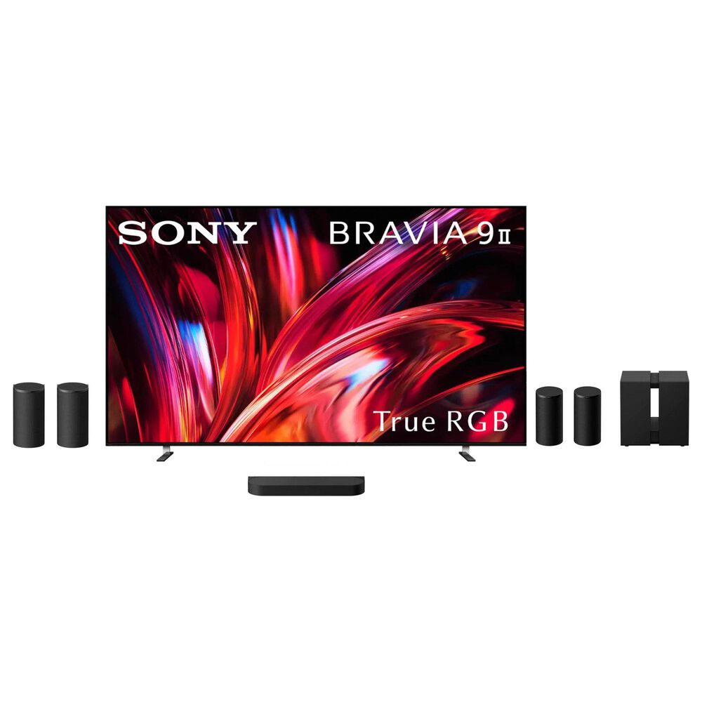 Sony 115" Class Bravia 9 II True RGB 4K HDR - Smart Google TV with Rear Speakers, Subwoofer and Home Theater System in Black, , large