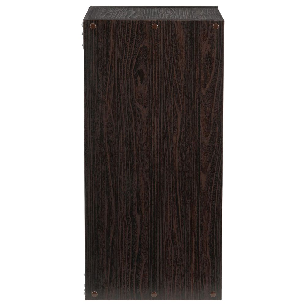 Linon Home Decor Galli 2-Shelf Bookcase in Espresso, , large