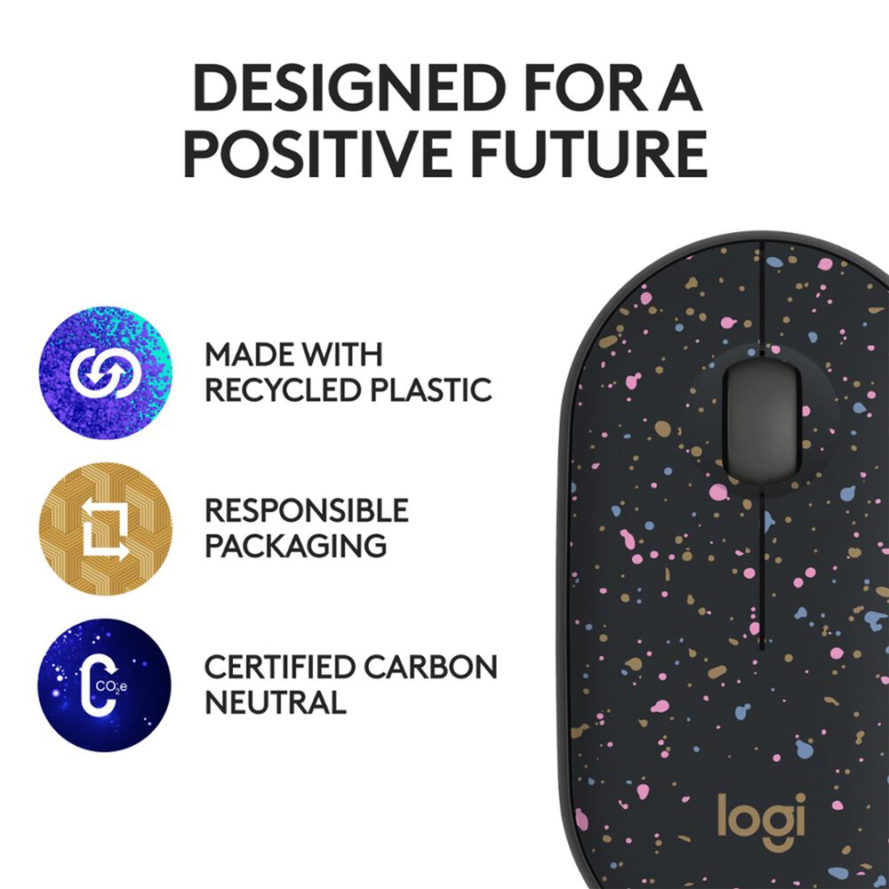 Logitech M340 Wireless Mouse in Speckles, , large