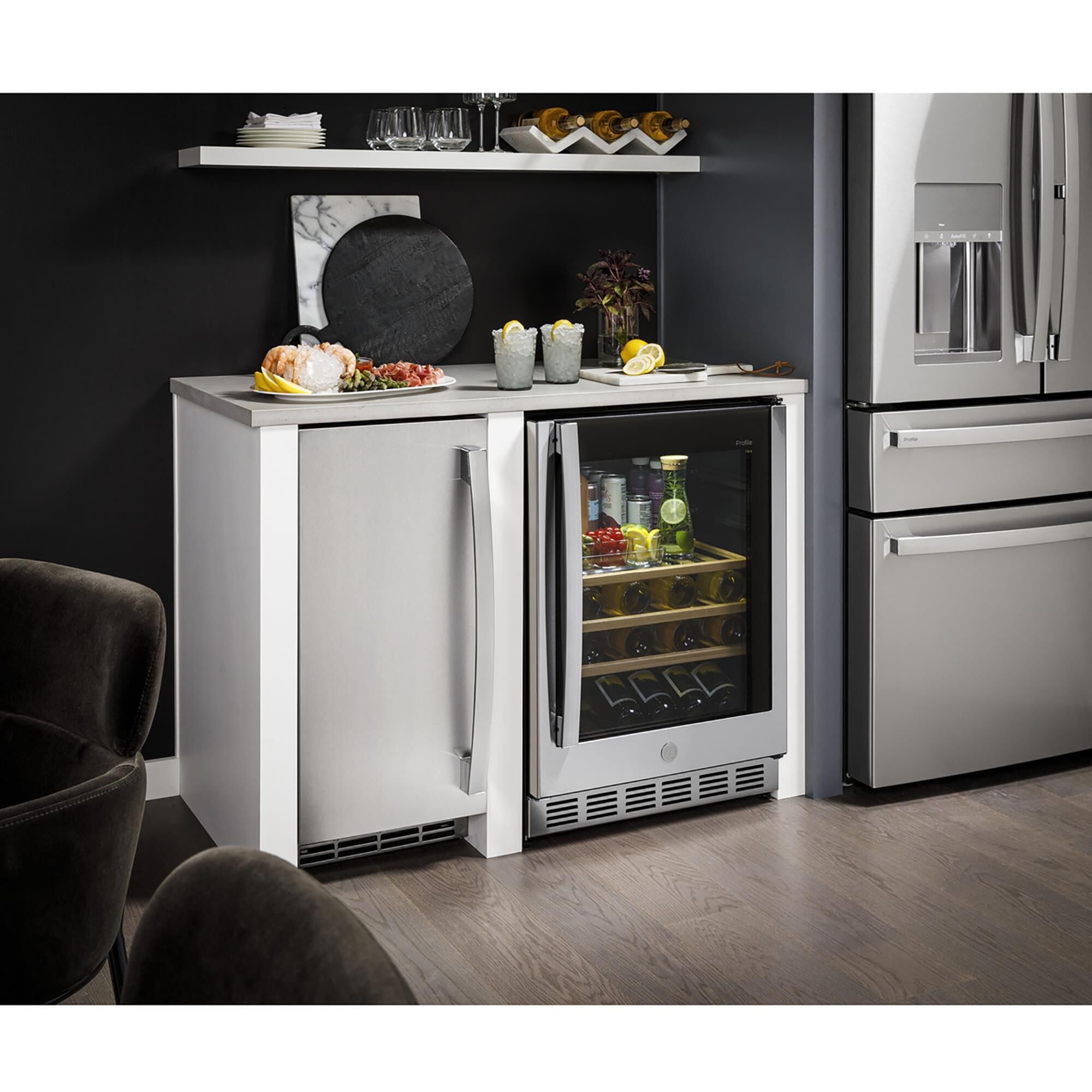 Lg refrigerator with nugget ice maker hot sale