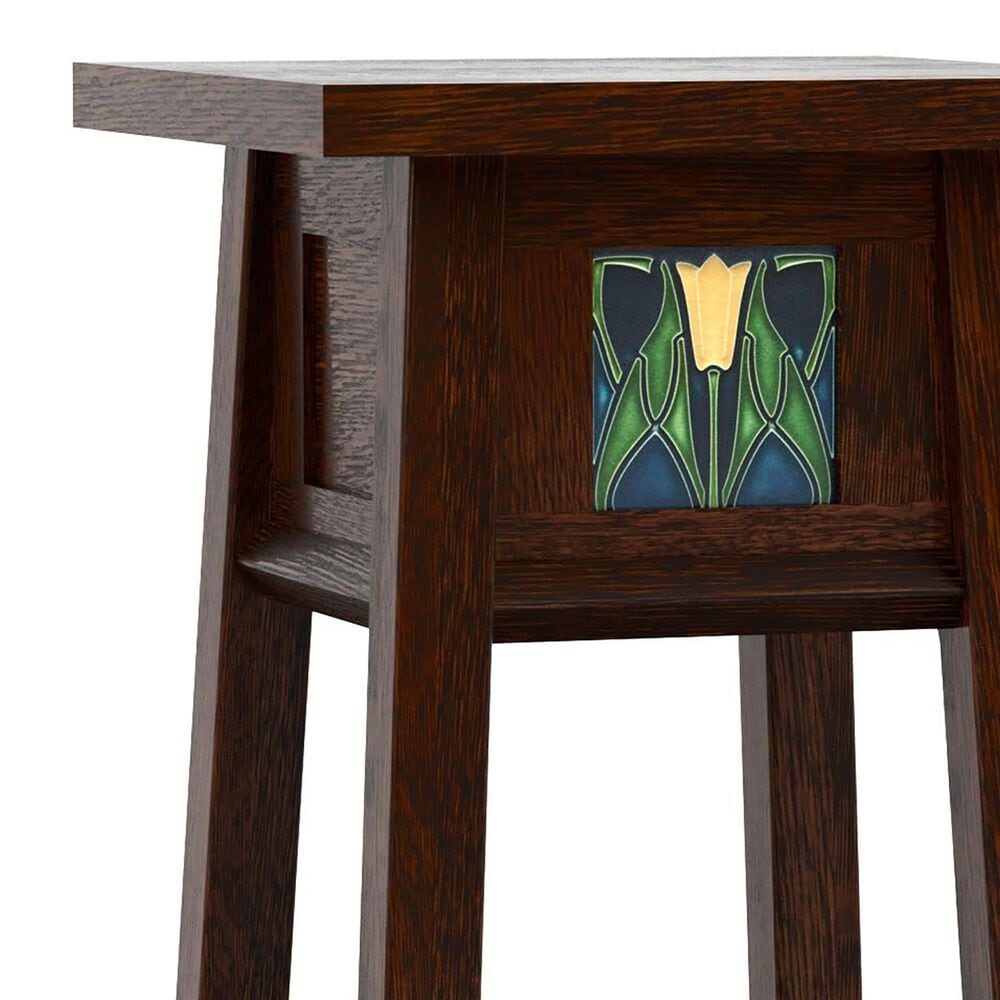 Stickley Furniture Floral Tile 24&quot; Plant Stand in Centennial, , large