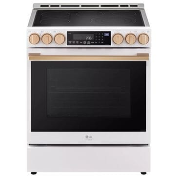 LG Studio 30" Smart Slide-in Electric Range with  Air Fry and Convection in Essence White, , large