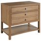 Furniture Worldwide Weekender Saugatuck 2-Drawer Nightstand in Sand Dune, , large