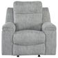 Ashley Buntington Manual Rocker Recliner in Pewter, , large