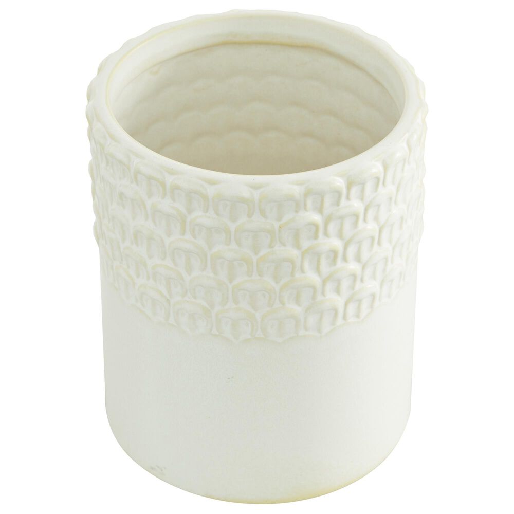 Maple and Jade Country Cottage Decorative Jar in White and Brown &#40;Set of 3&#41;, , large