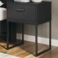 Ashley Socalle Nightstand in Matte Black, , large