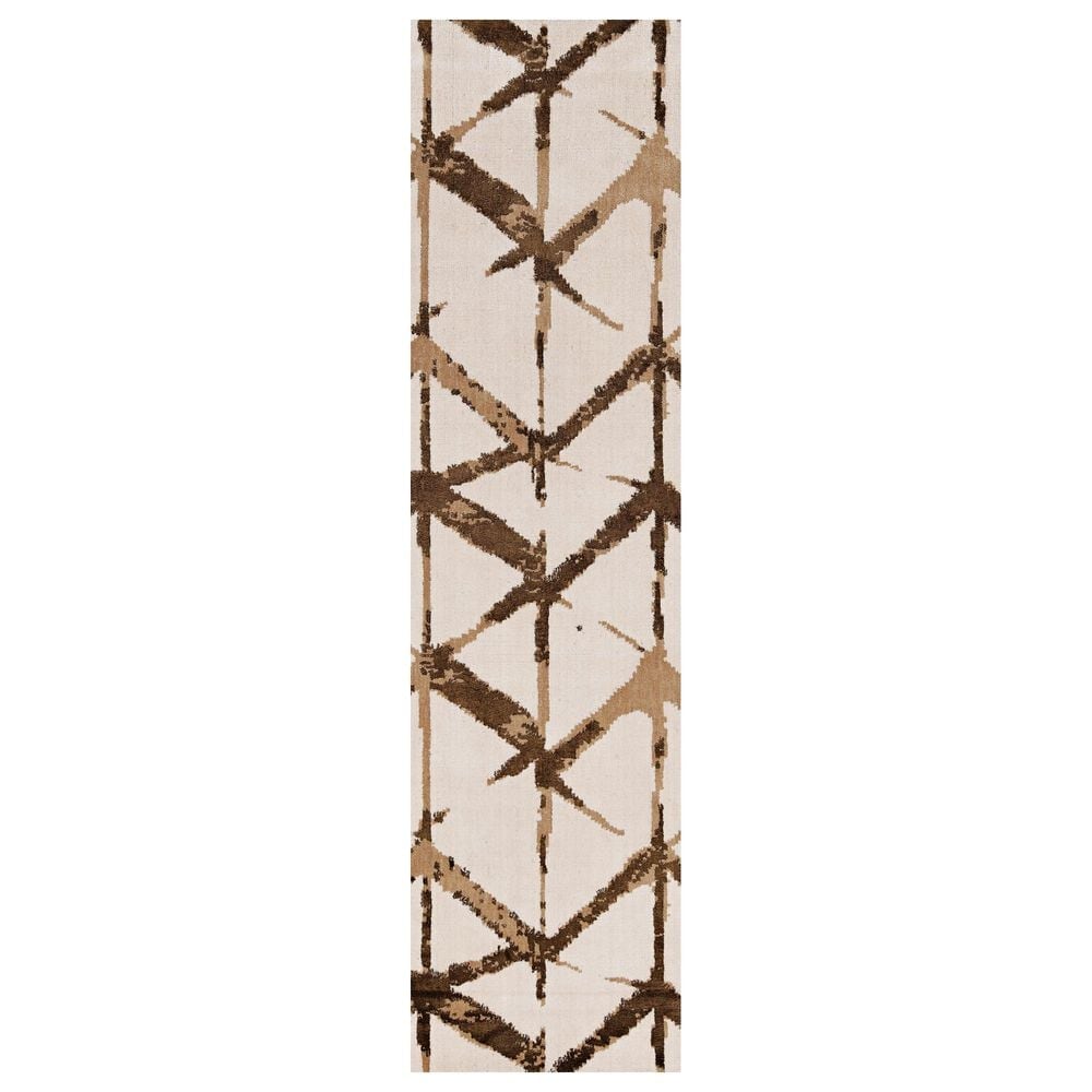 Radici USA Dora 2"6" x 10" Beige and Tan Runner, , large