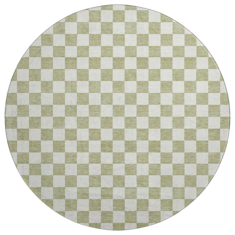 Dalyn Rug Company The Reserve TR7 Aloe 8" Round Indoor/Outdoor Area Rug, , large