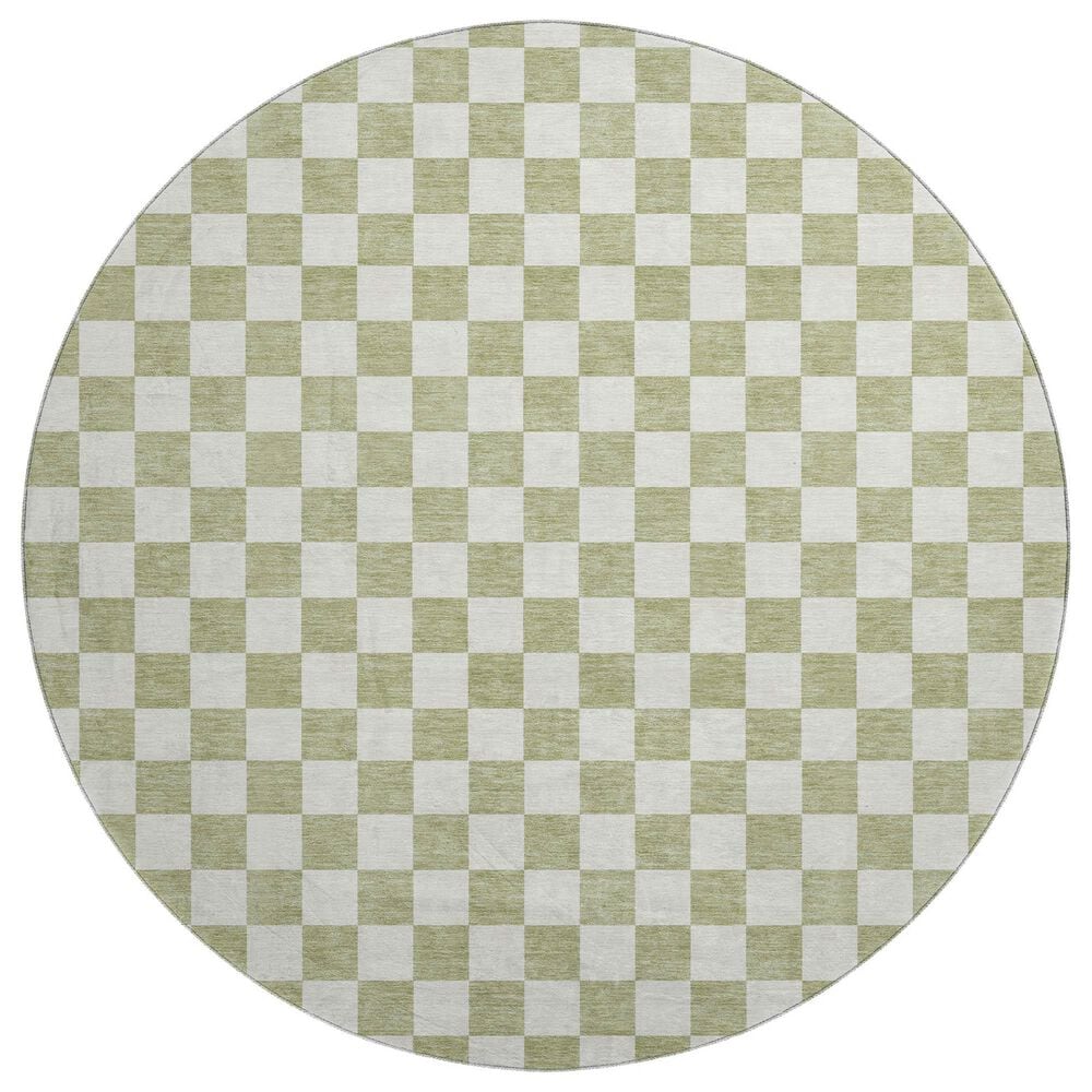 Dalyn Rug Company The Reserve TR7 Aloe 8" Round Indoor/Outdoor Area Rug, , large