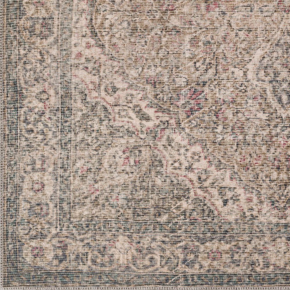 Surya Colin 2&#39;7&quot; x 12&#39; Dusty Sage, Olive, Red, Black and Beige Runner, , large