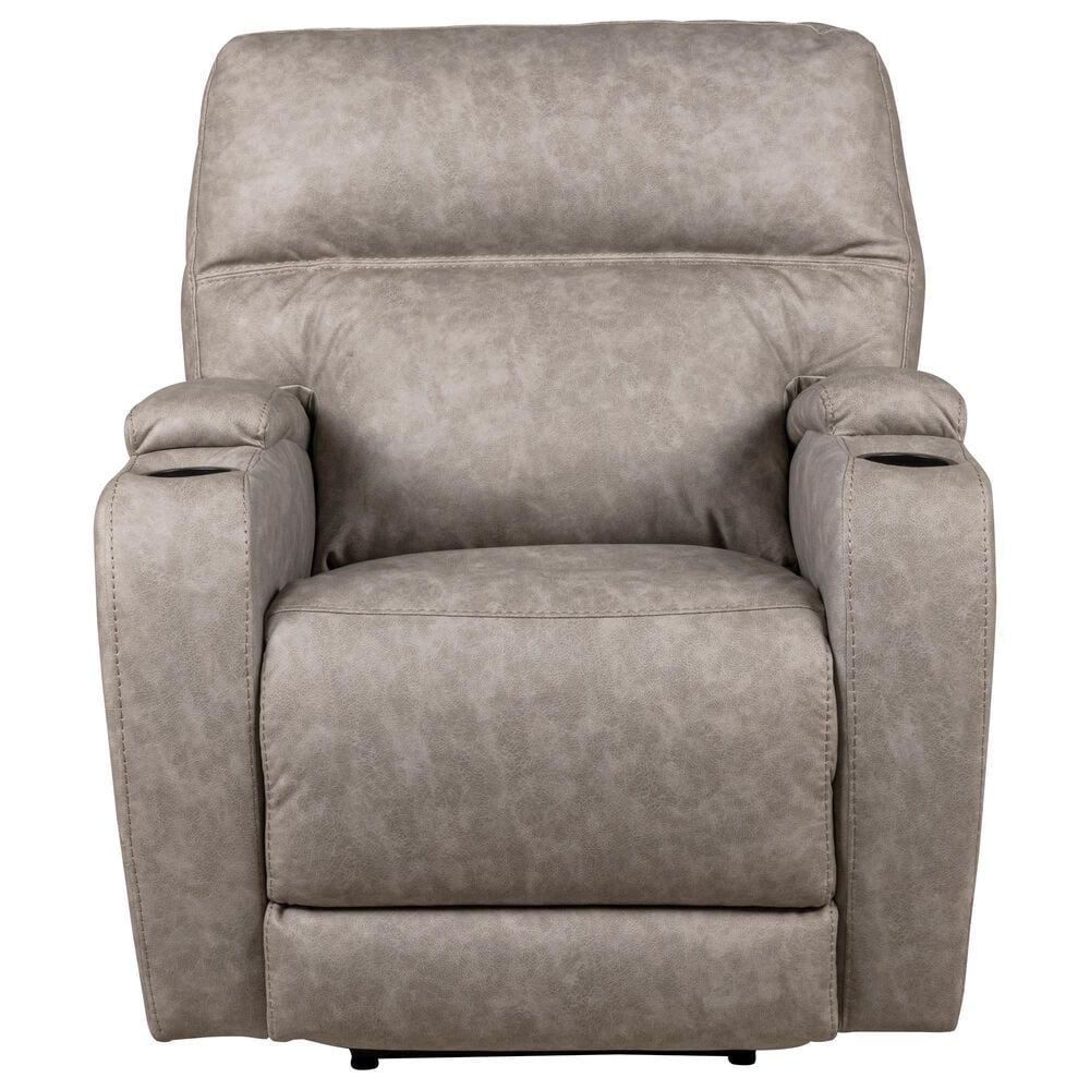 HomeStretch Jaguar Triple Power Recliner in Pebble, , large