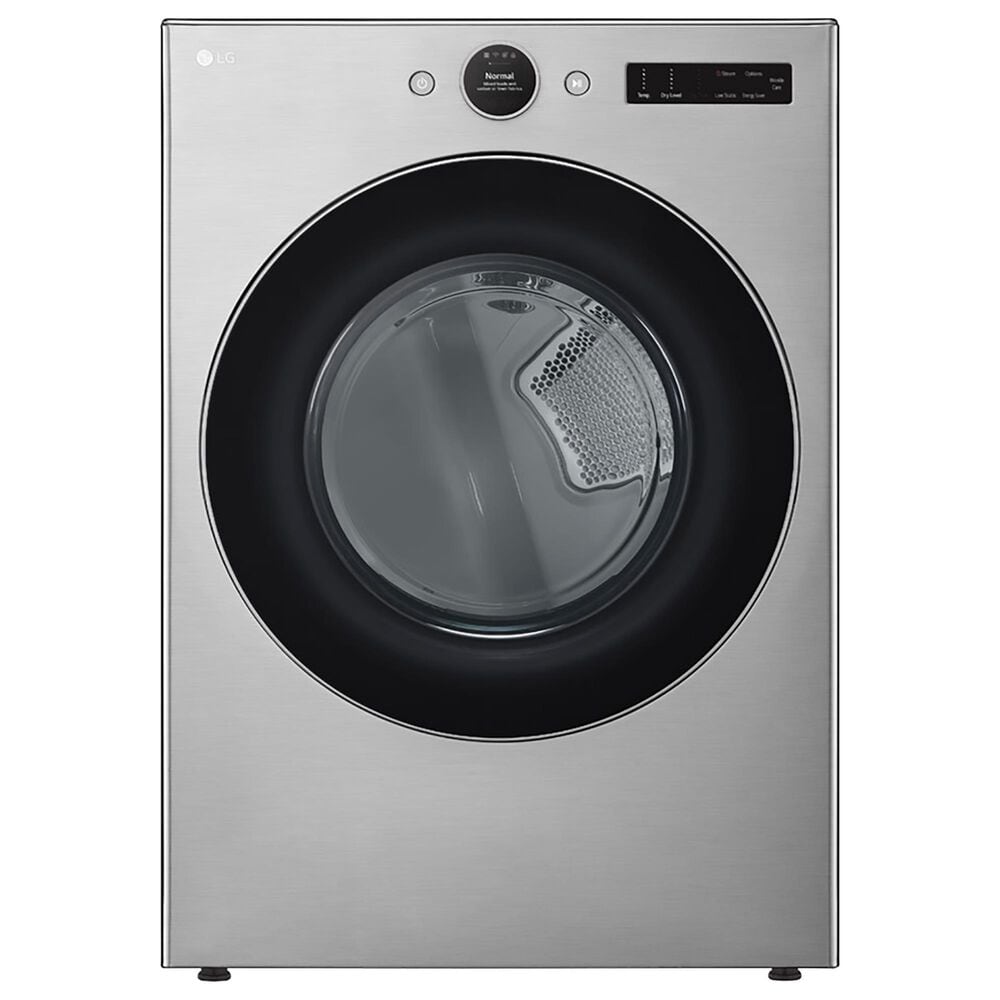 LG 7.4 Cu. Ft. Smart Front Load Gas Dryer with Sensor Dry and Steam in Graphite Steel, , large