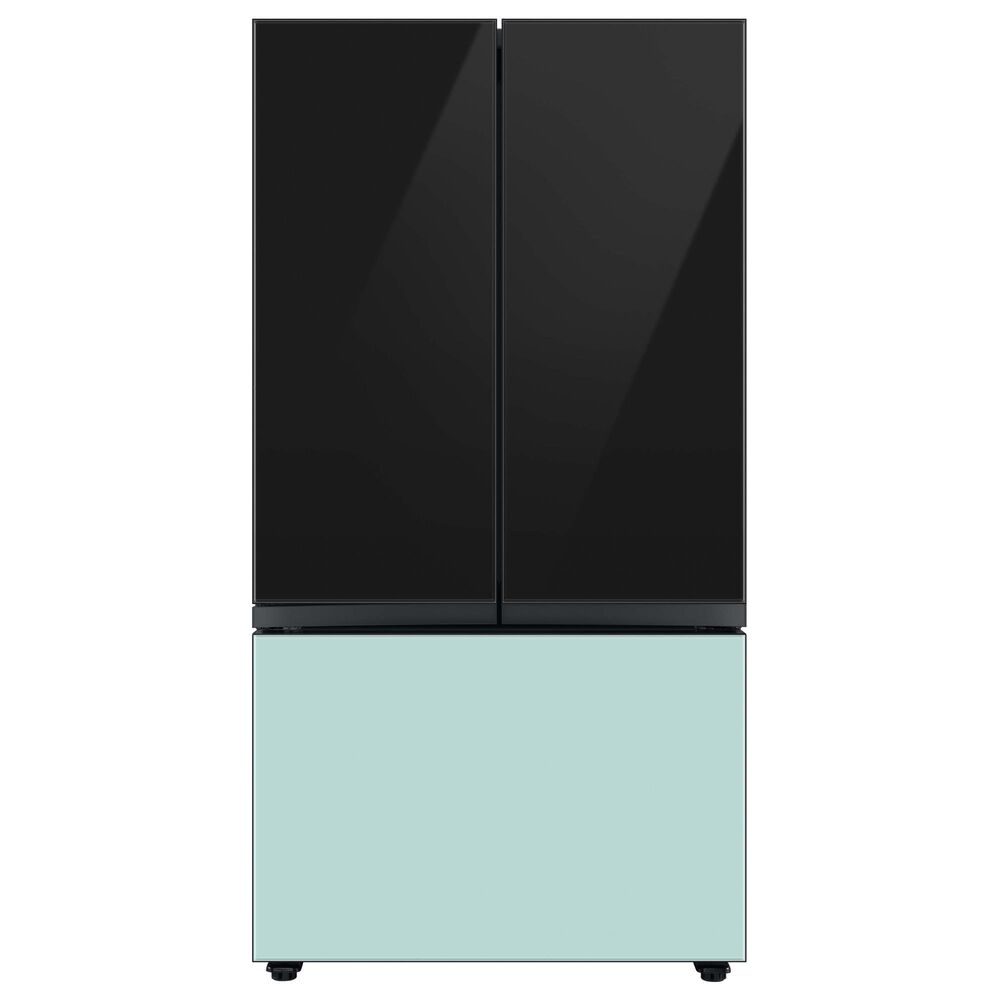 Samsung Bespoke Bespoke 3-Door French Door Refrigerator Top Panel in Charcoal Glass, , large