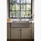 Kohler Strive 35.5" Single Bowl Farmhouse Kitchen Sinks in Stainless Steel, , large