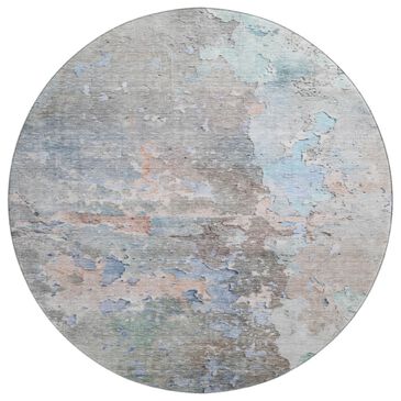 Dalyn Rug Company Ravenna RN3 8" Round Taupe Area Rug, , large