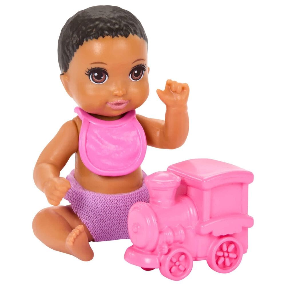 Barbie Highchair Friend Babysitter Playset, , large
