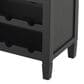 Maple and Jade 12-Bottle Storage Standing Wine Rack in Matte Black, Gold and Brown, , large