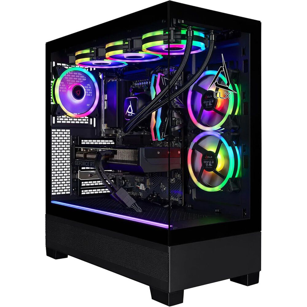 CLX Set Gaming Desktop | Intel Core i9 14900KF - 64GB RAM - NVIDIA Geforce RTX 5080 Graphics - 2TB SSD and 4TB HDD in Black, , large