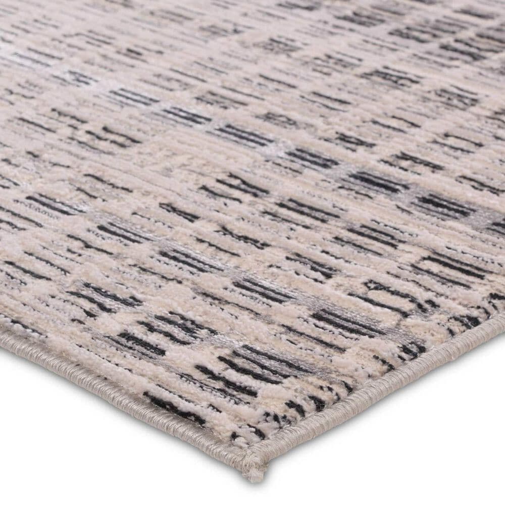 Jaipur Catalyst Siran 6&#39;7&quot; x 9&#39;6&quot; Oatmeal, Antarctica, Ebony, Wet Weather and Tofu Area Rug, , large