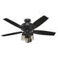 Hunter Bennett 52" Ceiling Fan in Matte Black, , large