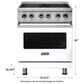 Viking Range 4.7 Cu. Ft. Freestanding Electric Range in White, , large