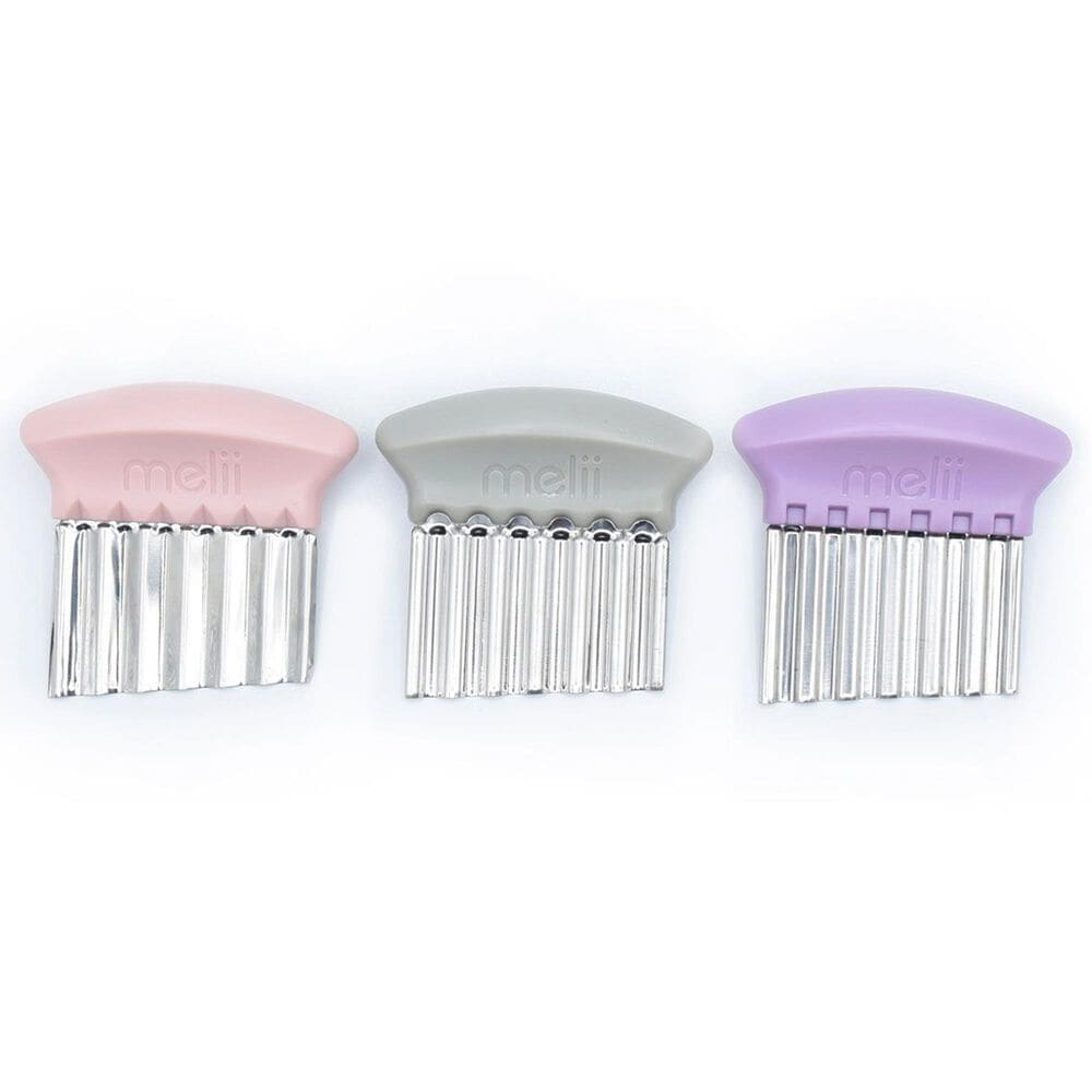 Harold Import Melii Crinkle Cutters in Pink, Purple and Grey &#40;Set of 3&#41;, , large