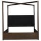 Ashley Dilenno California King Canopy Bed in Dark Brown, , large