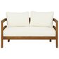 Linon Home Decor Breton 2-Piece Outdoor Conversation Set in Brown, , large