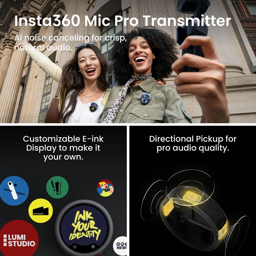 Insta360 Luna Ultra Creator Bundle Action Camera in Cosmic Black, , large