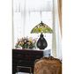 Cal Lighting Tiffany Table Lamp in Dark Bronze and Green, , large