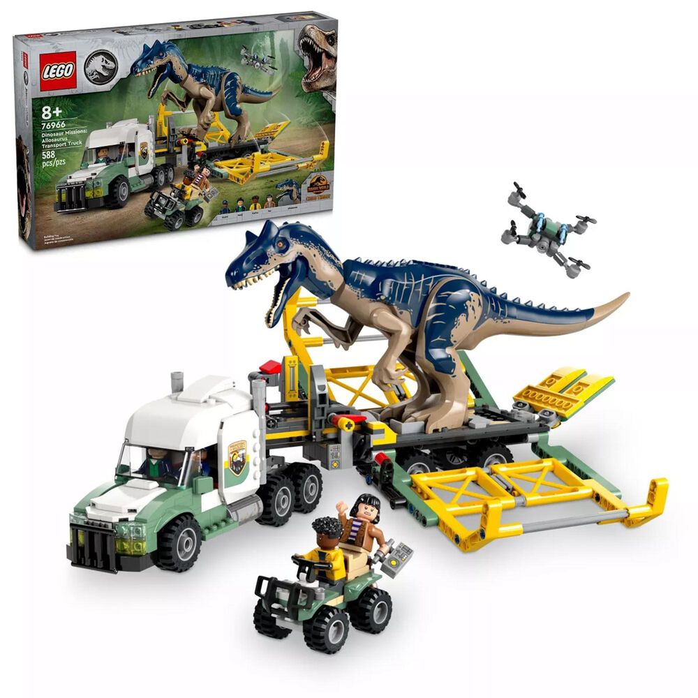 LEGO Jurassic World series Dinosaur Missions: Allosaurus Transport Truck, , large