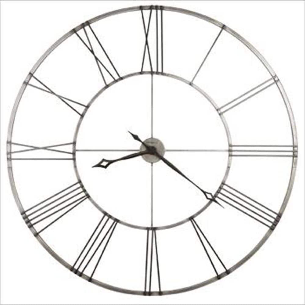 Howard Miller Decorative Wall Clock in Brushed Aged Nickel, , large