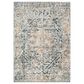 Surya Presidential Ice Blue, Blue, Dusty Sage, Saffron, Ivory, Wheat, Orange, Light Olive, Gray and Charcoal 11"6" x 15"6" Area Rug, , large