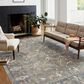 Chris Loves Julia x Loloi Rosemarie 6"3" x 9" Sand and Lagoon Area Rug, , large