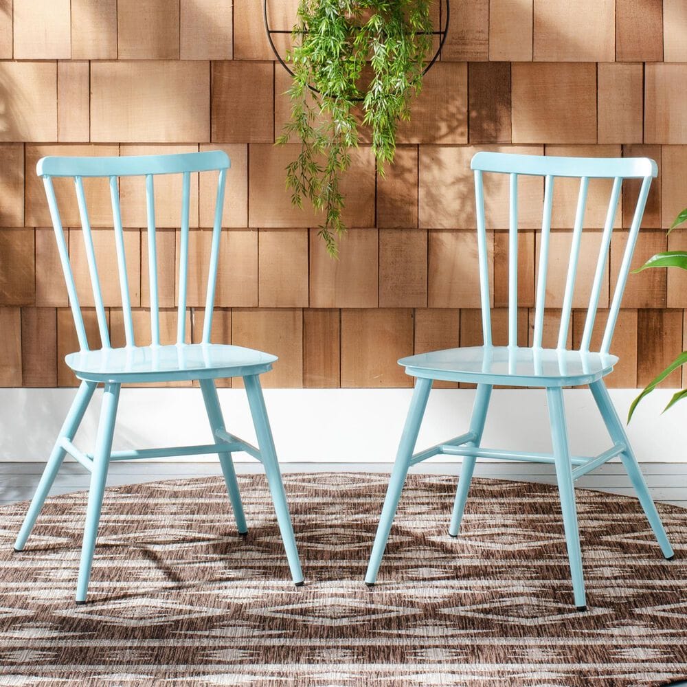 Safavieh Chester Stackable Side Chair in Blue, , large