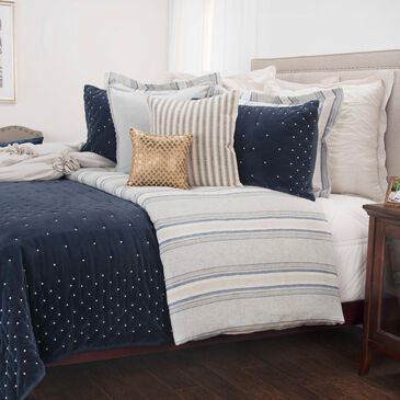 Rizzy Home Geometric 20" x 36" King Sham in Indigo, , large