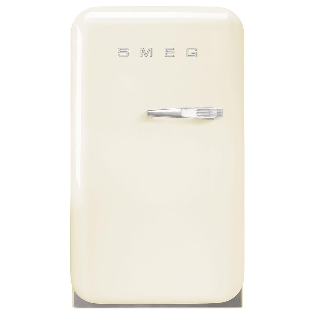 SMEG 1.34 Cu. Ft. Freestanding Compact Refrigerator with Left Handle in Cream, , large