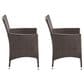 Hearth and Haven Clementine Outdoor Dining Chair in Brown Multicolor (Set of 2), , large