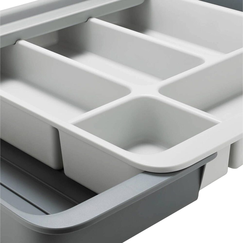 Joseph Joseph DrawerStore Expanding Cutlery, Utensil and Gadget Organizer in Grey and Stone, , large