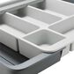 Joseph Joseph DrawerStore Expanding Cutlery, Utensil and Gadget Organizer in Grey and Stone, , large