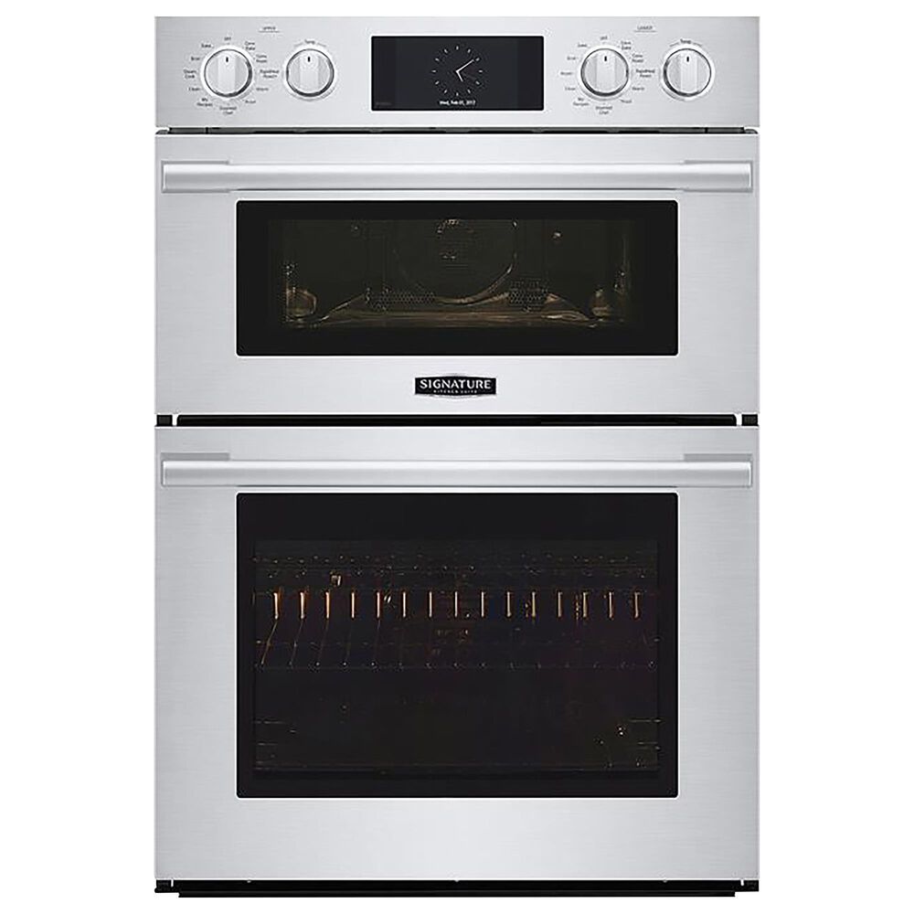 Signature Kitchen Suite 30" Double Electric Convection Wall Oven in Stainless Steel, , large