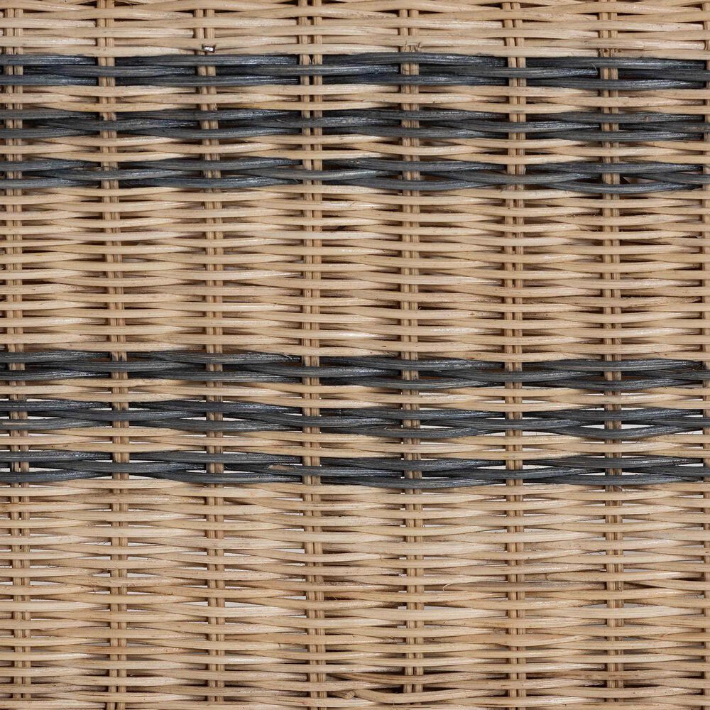 Baxton Studio Elda Rattan Accent Chair in Neutral, , large